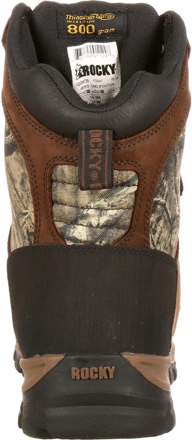 ROCKY mens Men's Waterproof Boots Have Mossy Oak Camo - Image 5