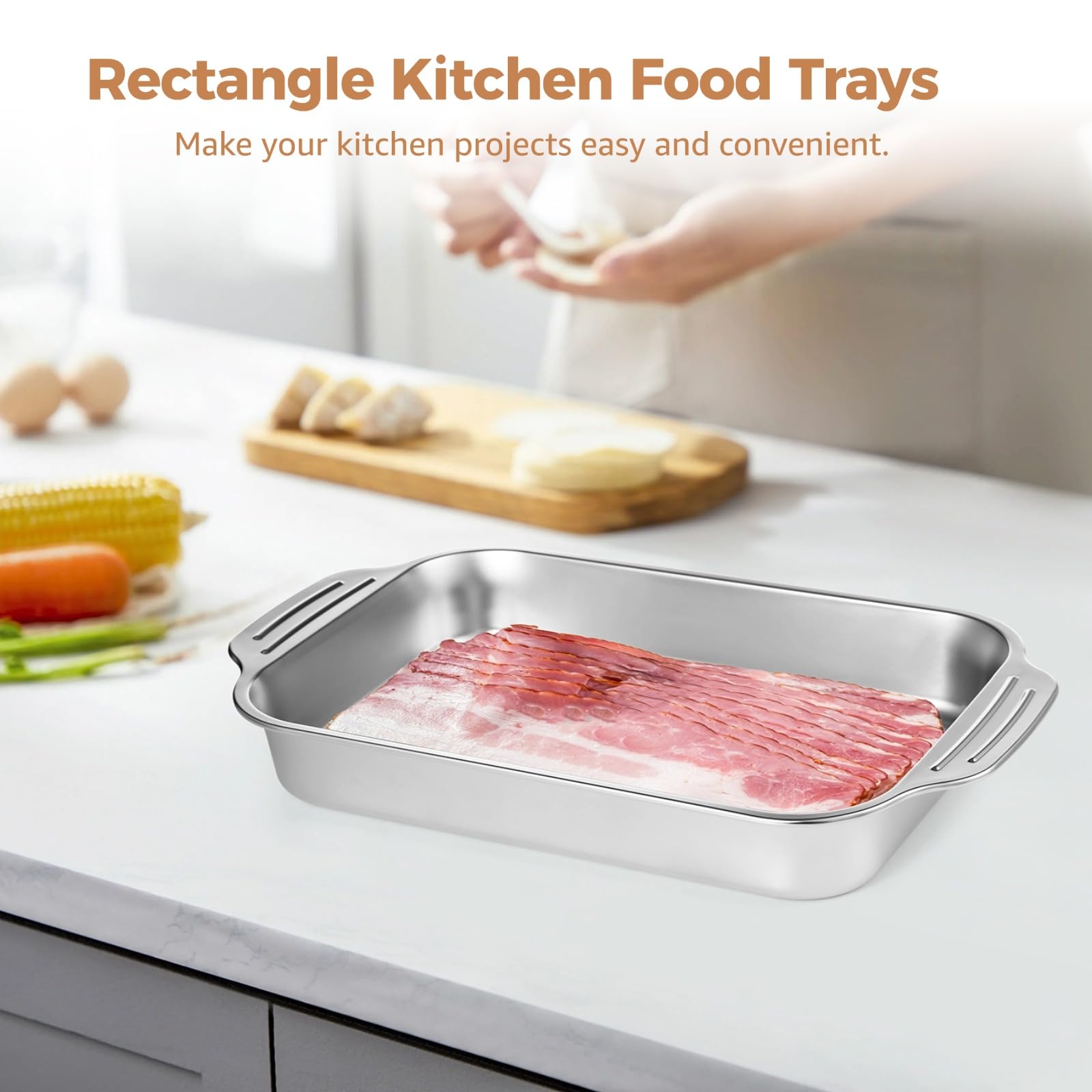 2 moldes para tartas de acero inoxidable