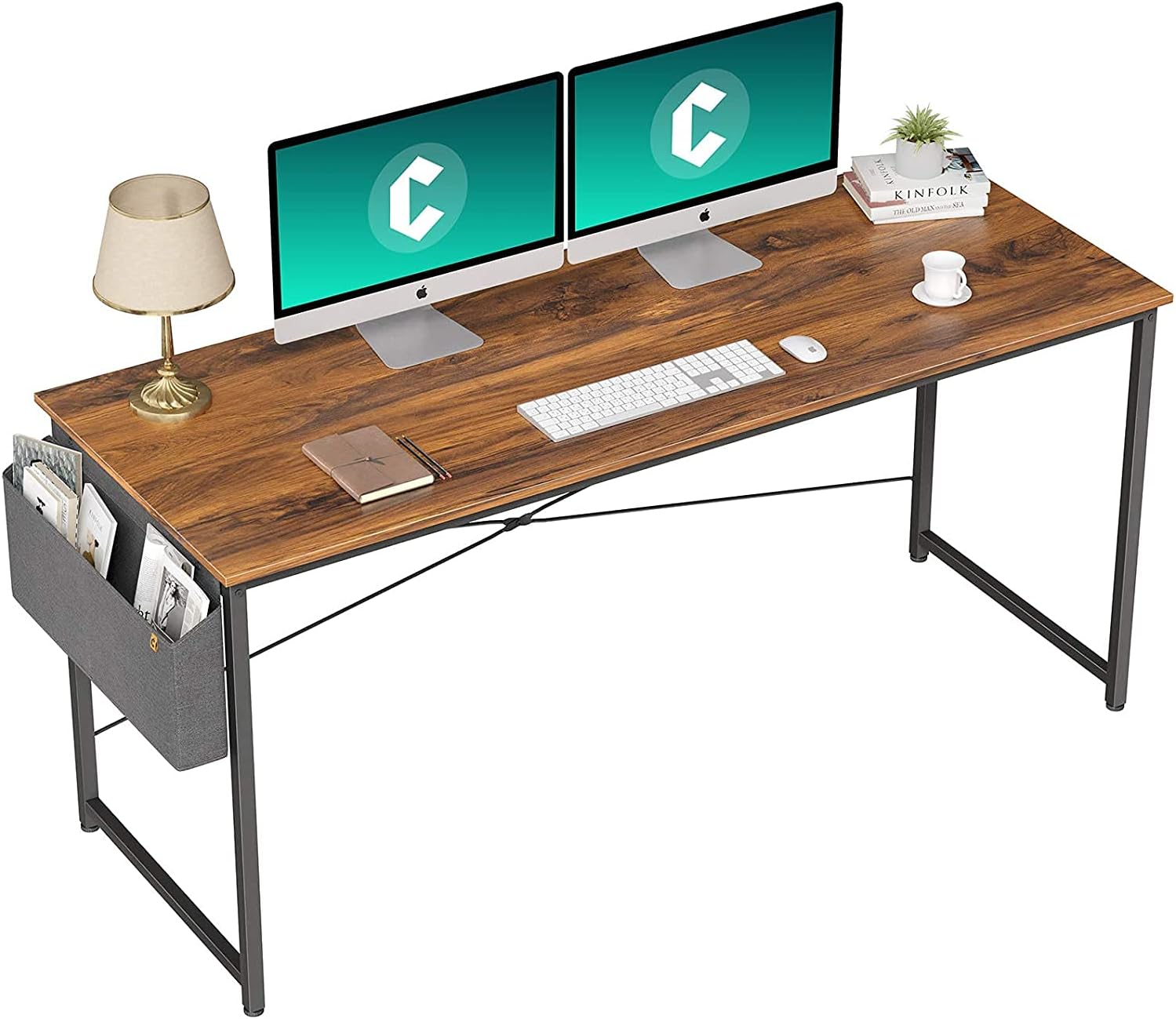 Buy Cubiker Computer Desk 55 inch Home Office Writing Study Desk
