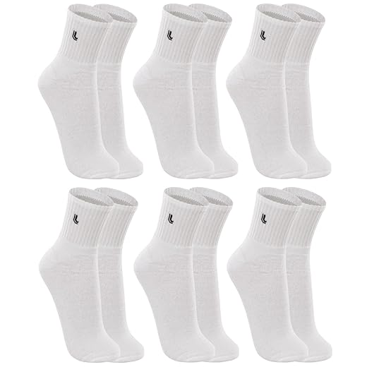 Kit 6 Pares Meias Lupo 3245 Cano Médio Algodão - Sortido