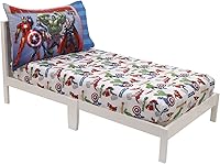 Vista 1 de Marvel Avengers - Juego de sábanas de 2 piezas para niños pequeños