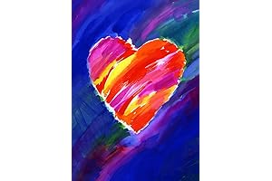 Toland Home Garden Heart in Blue Valentine Flag