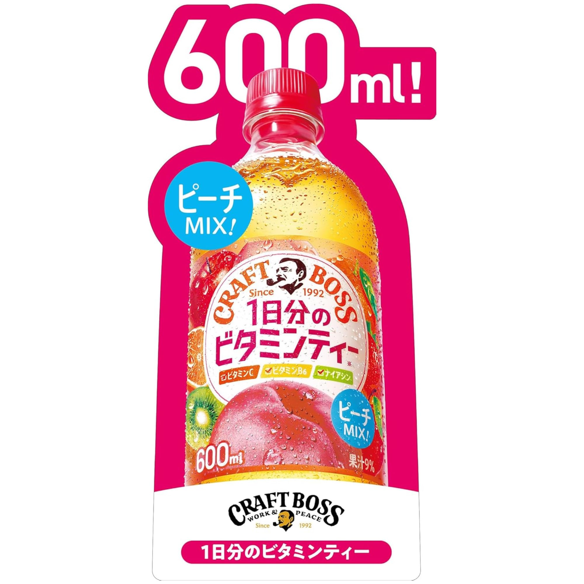 Suntory サントリー クラフトボス ビタミンティー 紅茶 600ml