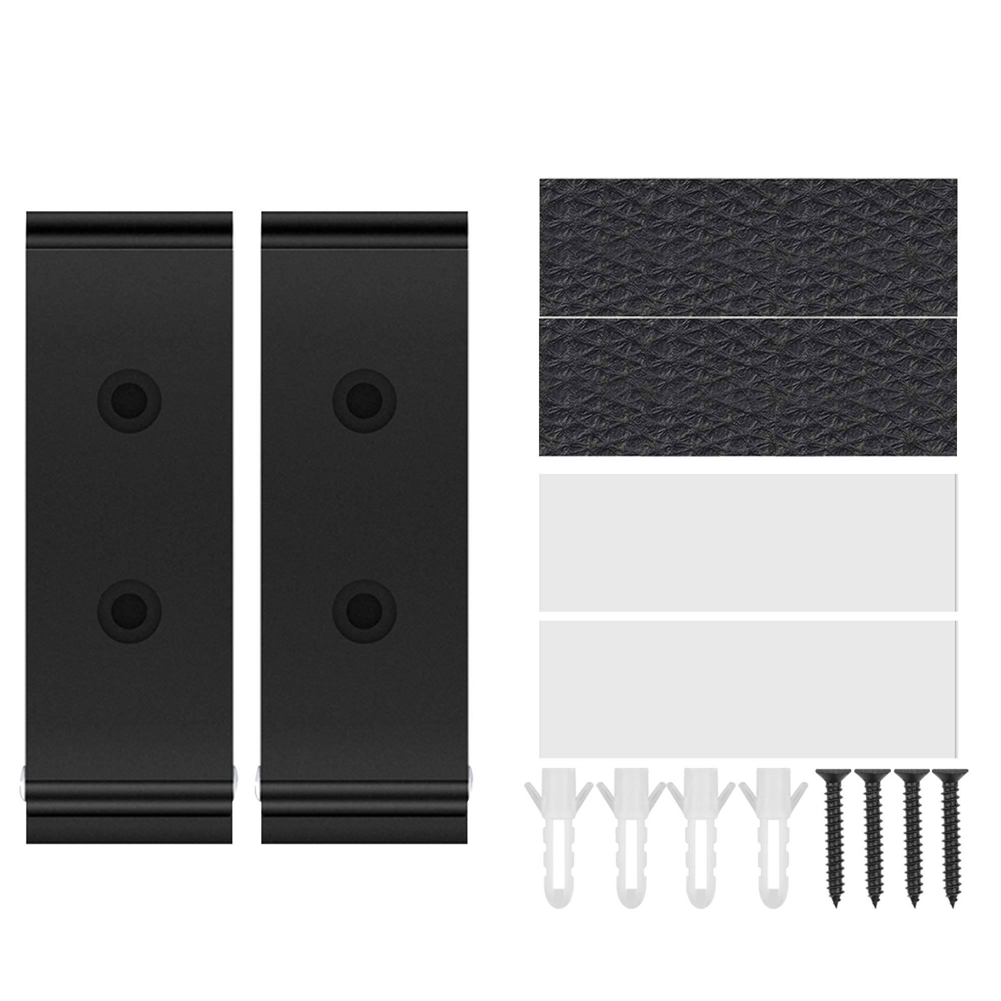 Geekria 2er Set Kopfhörerständer, faltbarer Wandhalter, strapazierfähiger Aluminium-Kopfhörerhalter mit Schutzpolster, universell kompatibel mit Bose, Sony, JBL, Sennheiser