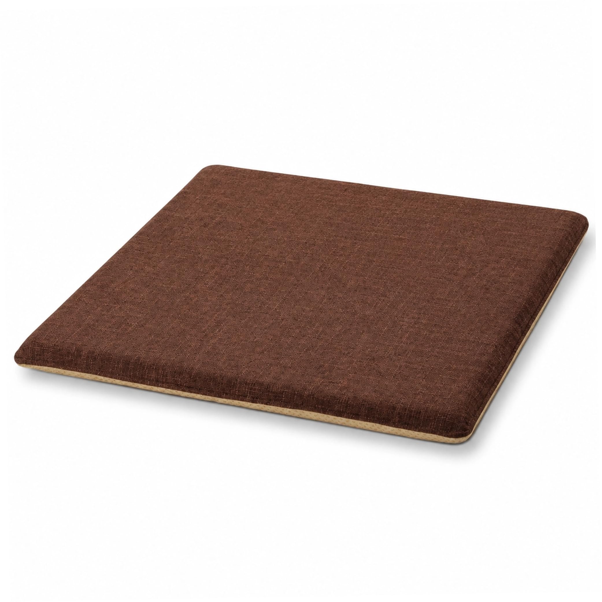 Grsrkep Dining Chair Cushions Breathable Cotton Linen Non-Slip Sponge Seat Pads, 17.72x19.69x1.18