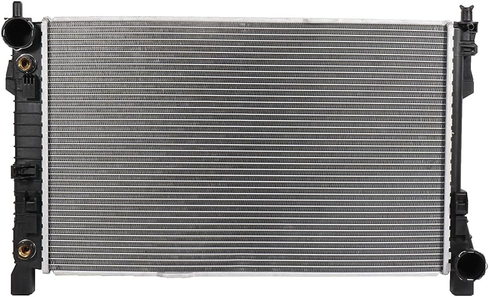 Automotive 2337 Replacement Aluminum Radiator for Me-rcedes-Benz C-230 4door Sedan 1.8L 2003-2005 for Me-rcedes-Benz C-32 AMG 4door Sedan 3.2L 2002-2004 KFKGF Front Complete Radiator