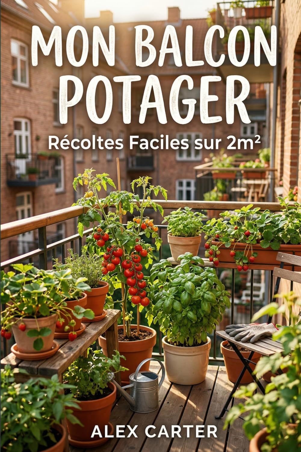 Mon Balcon Potager : Récoltes faciles sur 2m²: (Le guide zéro galère pour débutants et petits budgets)