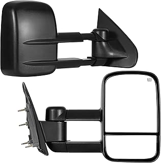 YITAMOTOR Towing Mirrors Compatible with 2014-2018 Chevy Silverado GMC Sierra 1500, 2015-2018 Silverado Sierra
