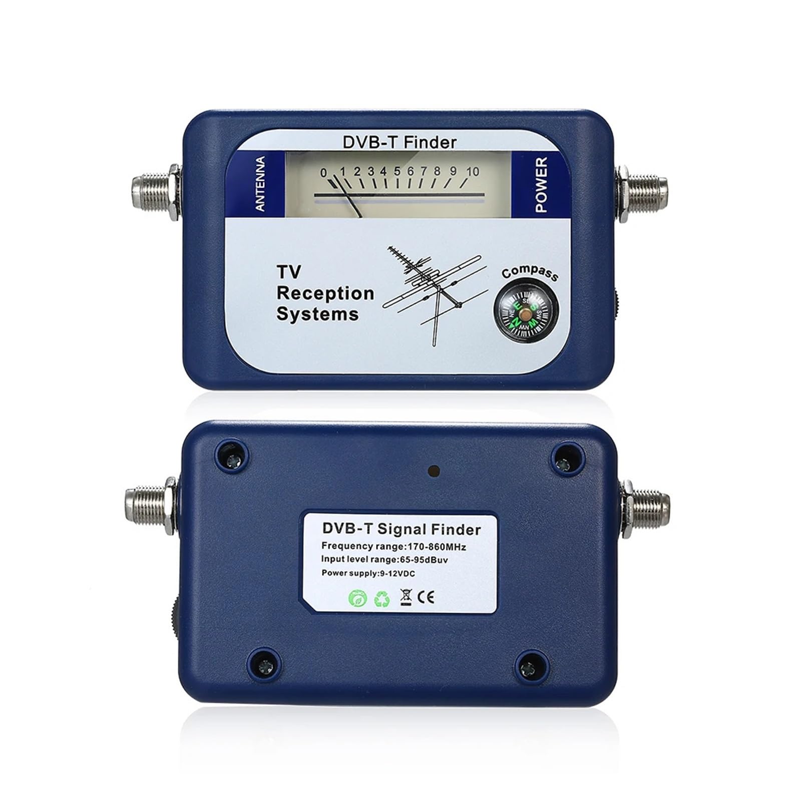DVB-T Antenna TV digitale Finder Misuratore di segnale terrestre Puntatore Ricevitore satellitare Alta sensibilità
