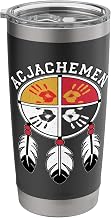 Acjachemen People Indigenous Native Medicine Wheel Stainless Steel Insulated Tumbler