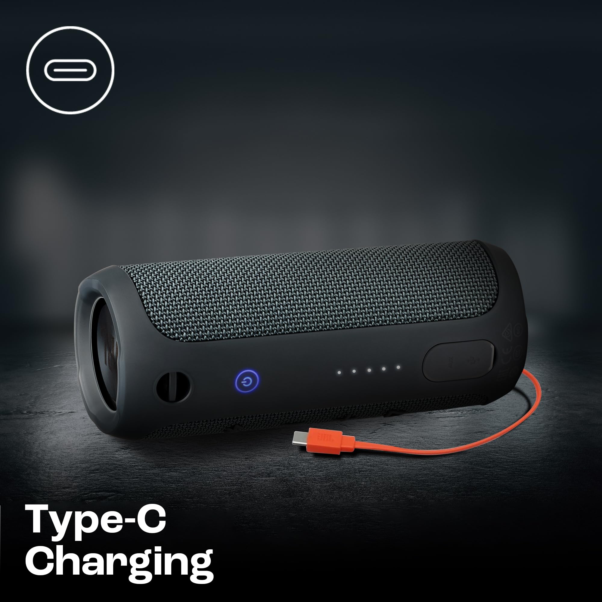 Jbl Flip Essential 2 JBLFLIPES2 Głośnik Bluetooth, Szary, 21.5 x 24.5 x 23.5 cm