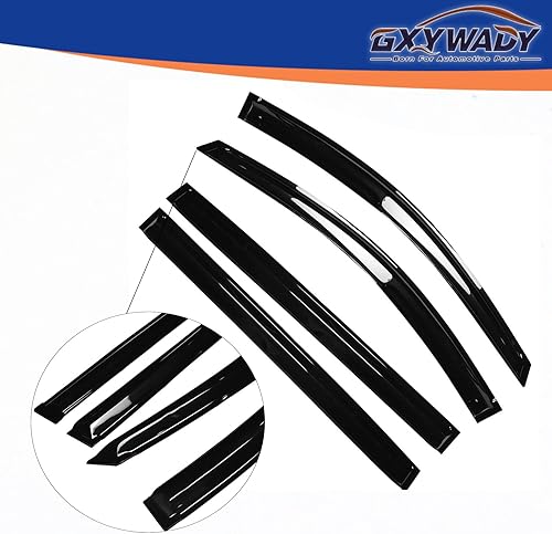 Miniatura 5 de Visera de ventilación lateral para ventana lateral, protector deflector de lluvia para Sienna 2004 2005 2006 2007 2008 2009