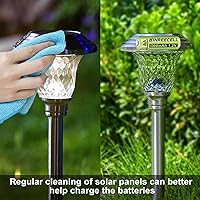 Vista 9 de Baterías AA recargables, baterías solares Ni-MH doble A de alta capacidad 1.2 V precargadas para luces solares al aire libre (AA-1300mAh-12pack)