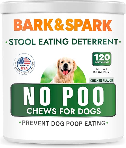 NO Poo Treats Prevent Dog Poop Eatng Coprophagia Treatment Stool Eating Deterrent