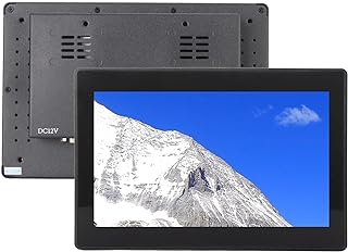 Monitor Com Tela Sensível Ao Toque 8 Polegadas, Monitor LED Montado na Parede 16:9 Monitor Portátil Com Tela Sensível Ao Toque 1280 X 720 Monitor para Laptops (plugue americano)