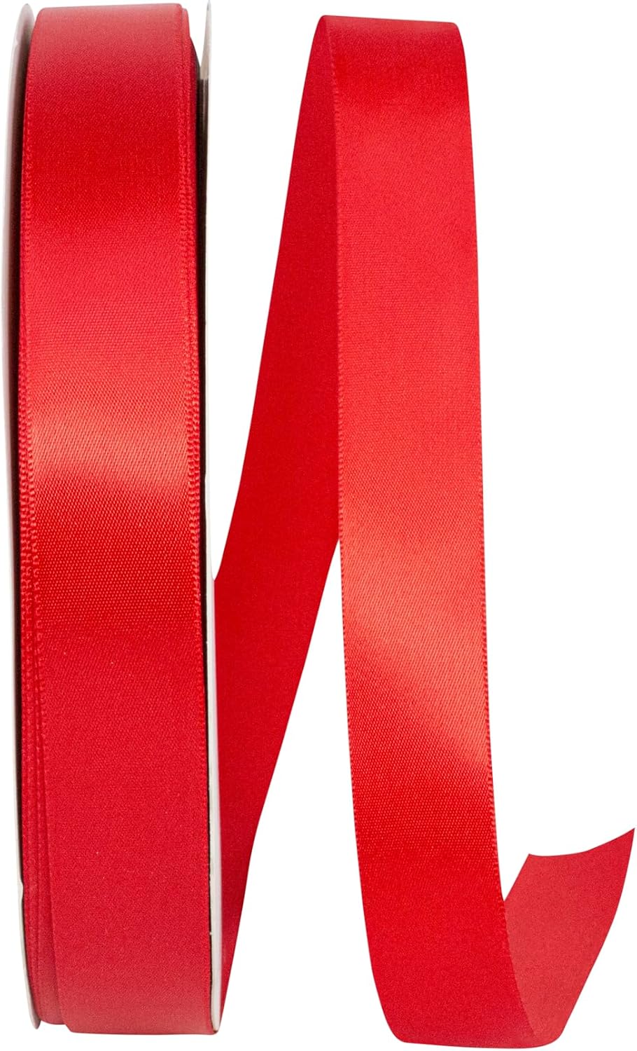 Reliant Ribbon 4950-201-03C Double Face Satin Ribbon, 5/8 Inch X 100 Yards, Wine