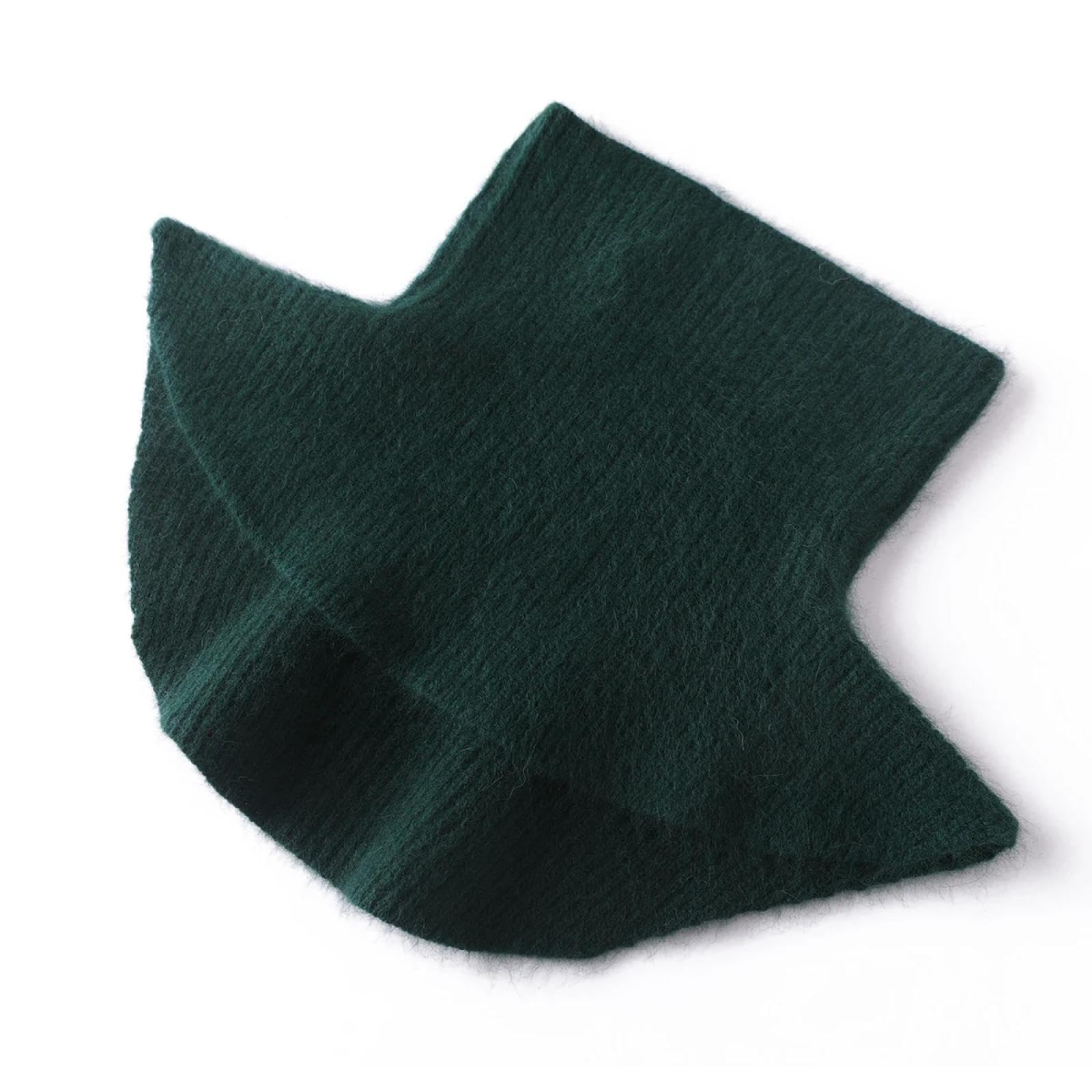 Schals Damen Tücher Halstuch Scarf Rollkragenpullover Kleine Wickel Dicke Rippen Strickaccessoires Cowl Schal