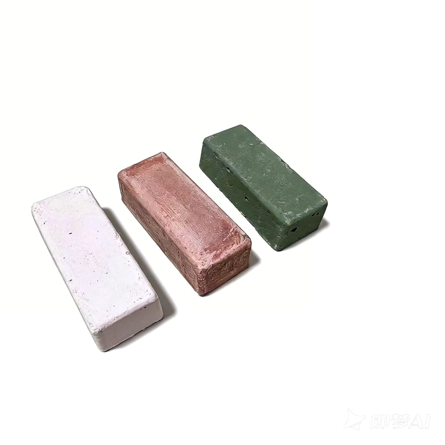 Mini Metal Polishing Compound Kit, 3 Pcs Buffing Bar & Strop Compound, Scratch Remover Cutting Wax for Stainless Steel, Knife Sharpening, Silver Jewelry, Watch & Car (Total 4.7 Oz,3-Pack)