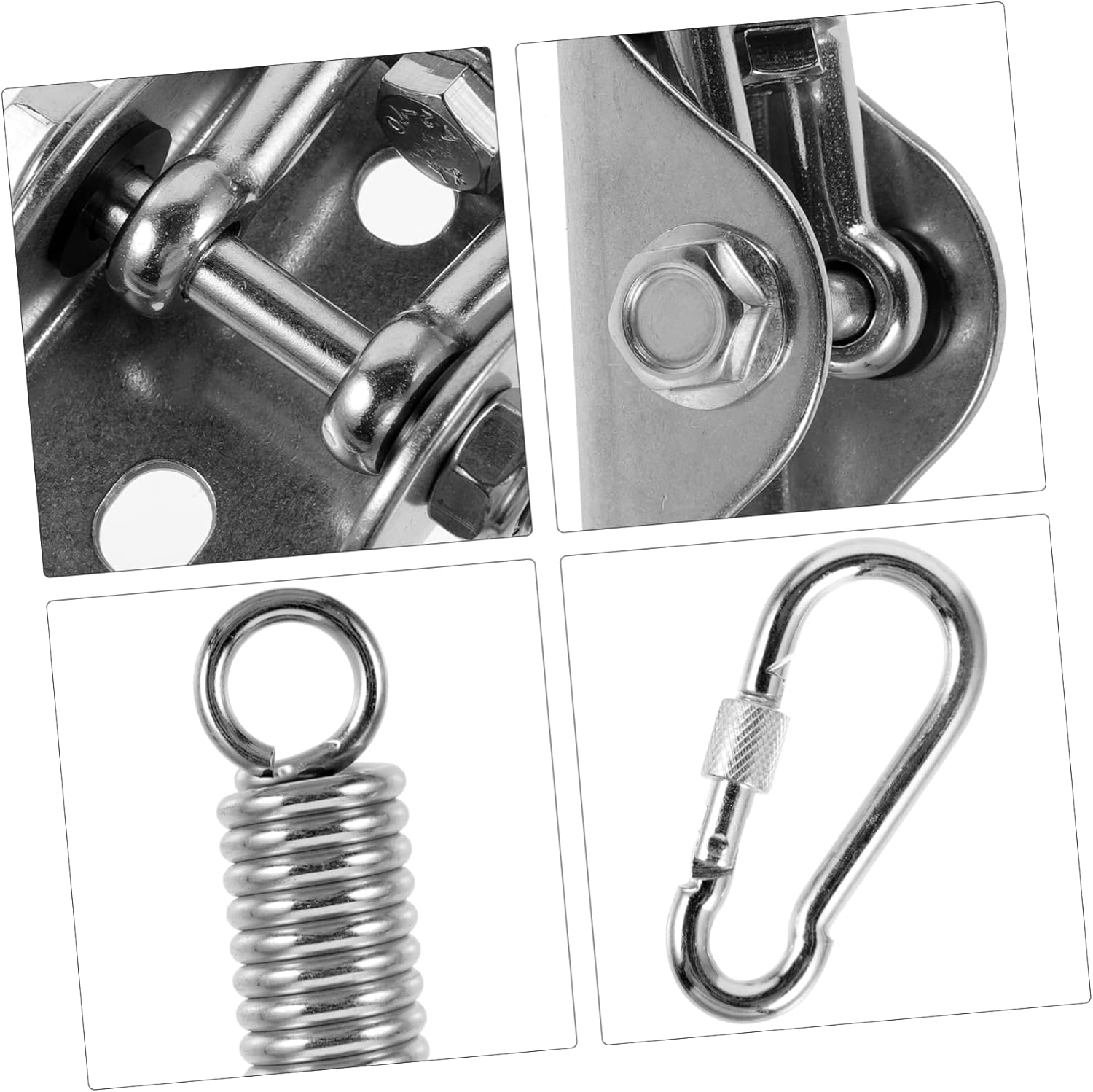 Happyyami 1set Hammock Hanger Kit Heavy Duty Swing Hook for Punching Bags Easy to Install and Fixings for Ceiling and Wall Use