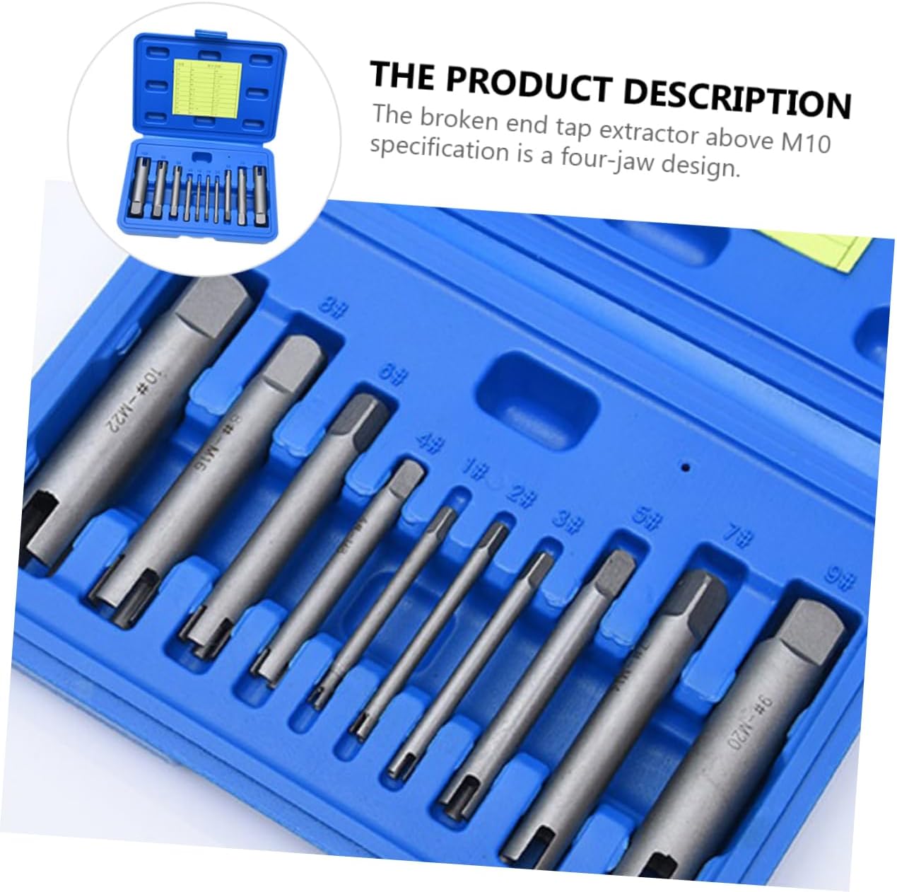 10 Pcs Durable Alloy Screw Extractor Kit Versatile Tool for Removing Stripped Broken Screws Easy Maintenance Resistant Design for Home Repairs Heavy Duty Use