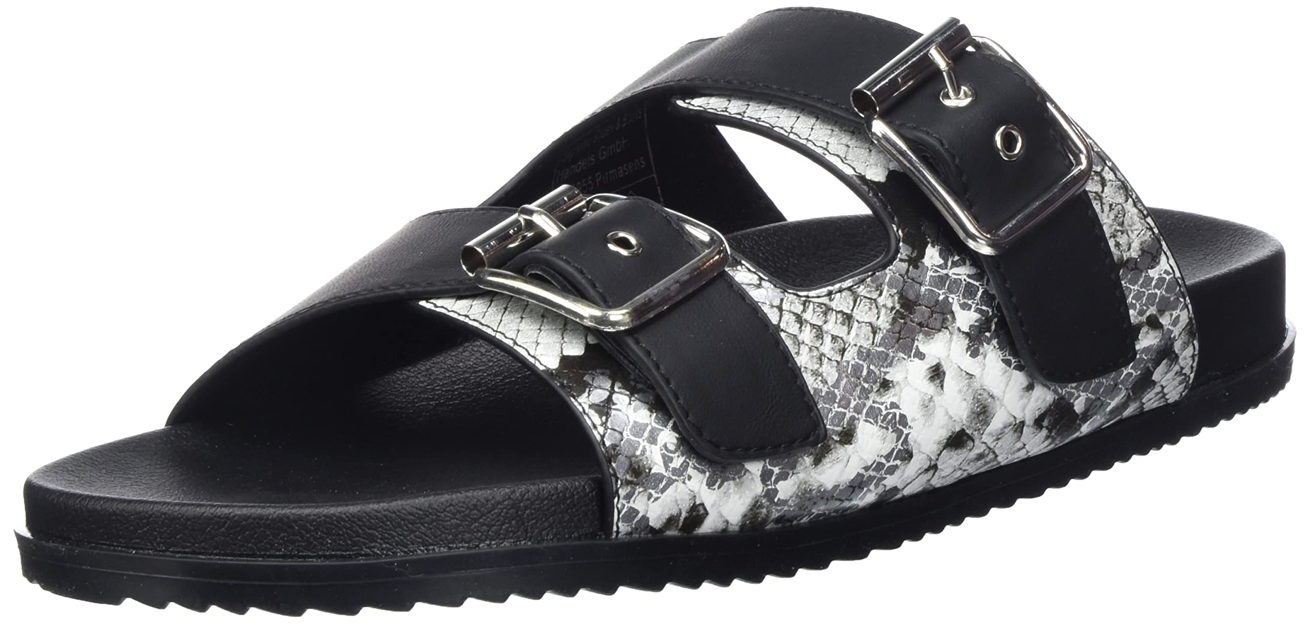 TOM TAILOR Women's 3293602 Sandals, black, 9 UK
