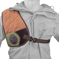 Vista 9 de WAYNE'S DOG Escudos de retroceso de lona de cuero con construcción duradera, ajuste sólido y acolchado para rango, tiro, caza