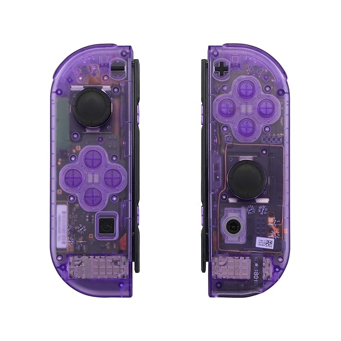 Buy eXtremeRate Clear Atomic Purple Joy con Handheld Controller Housing