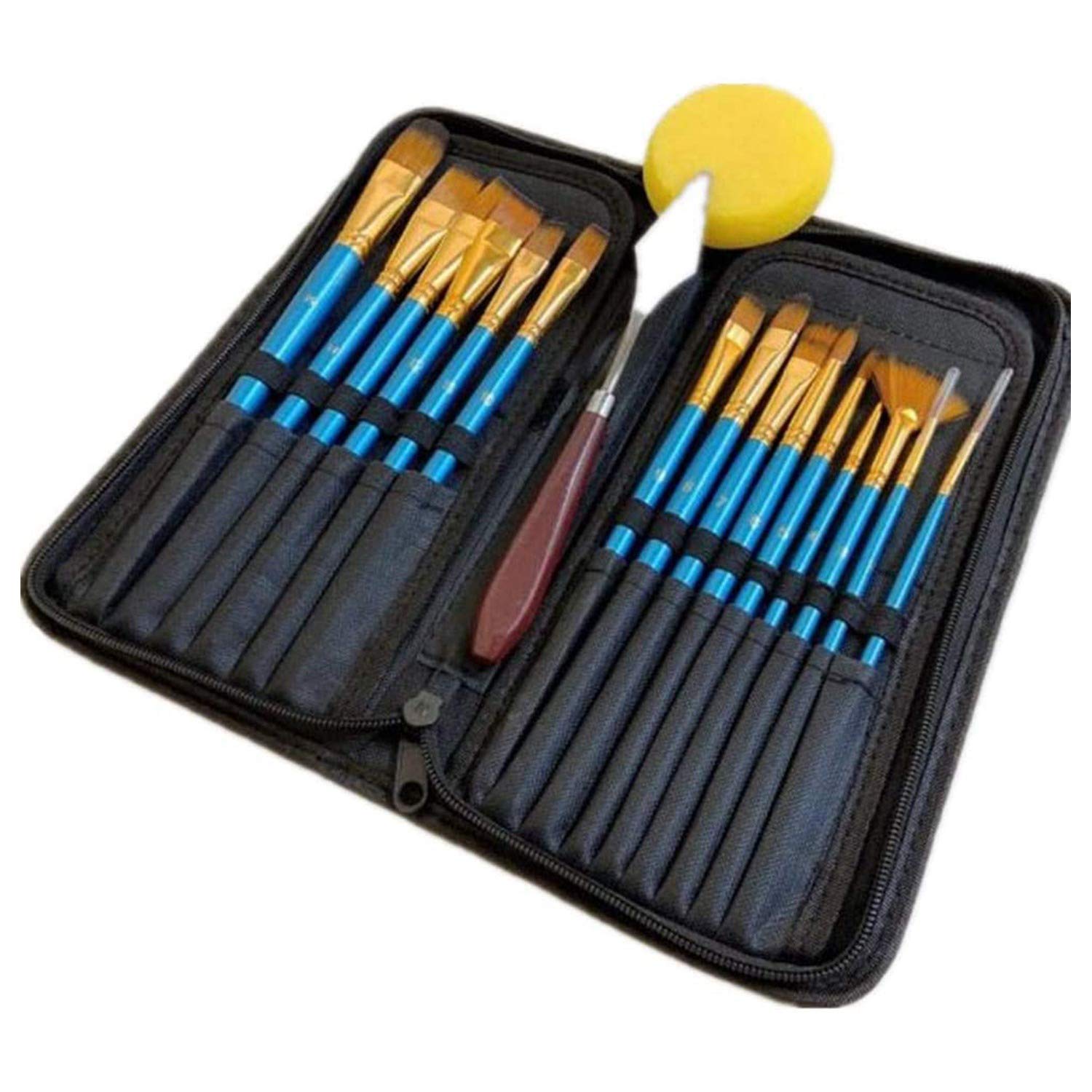 Pots De Peinture Colorés Avec Pinceaux - Anti-Déversement Pour Enfants, École Et Maison