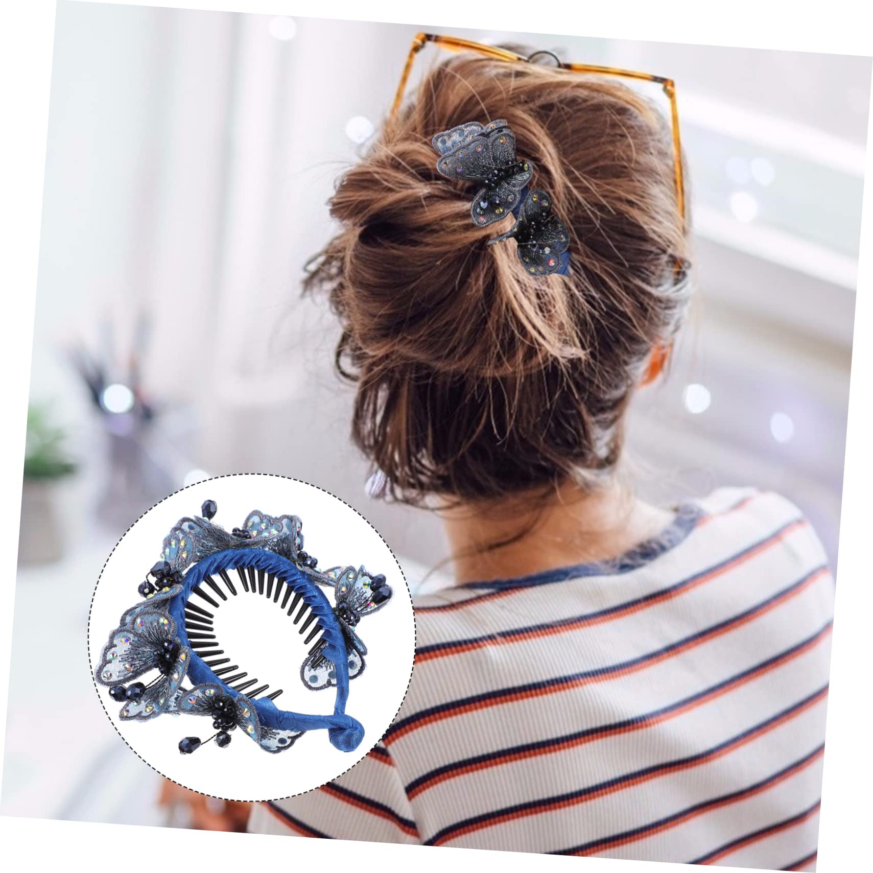 minkissy 5stücke Kreativer Haarschmuck Mit Strass Große Handgefertigte Haarspange Für Wunderschöne Haaraccessoires Für Hochzeiten Und Partys Dekorative Haarklammer
