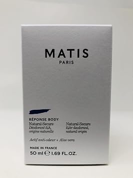 Matis Paris Reponse Body NATURAL SECURE: AKA Roll-On deodorant Alcolhol-Free #A0710131