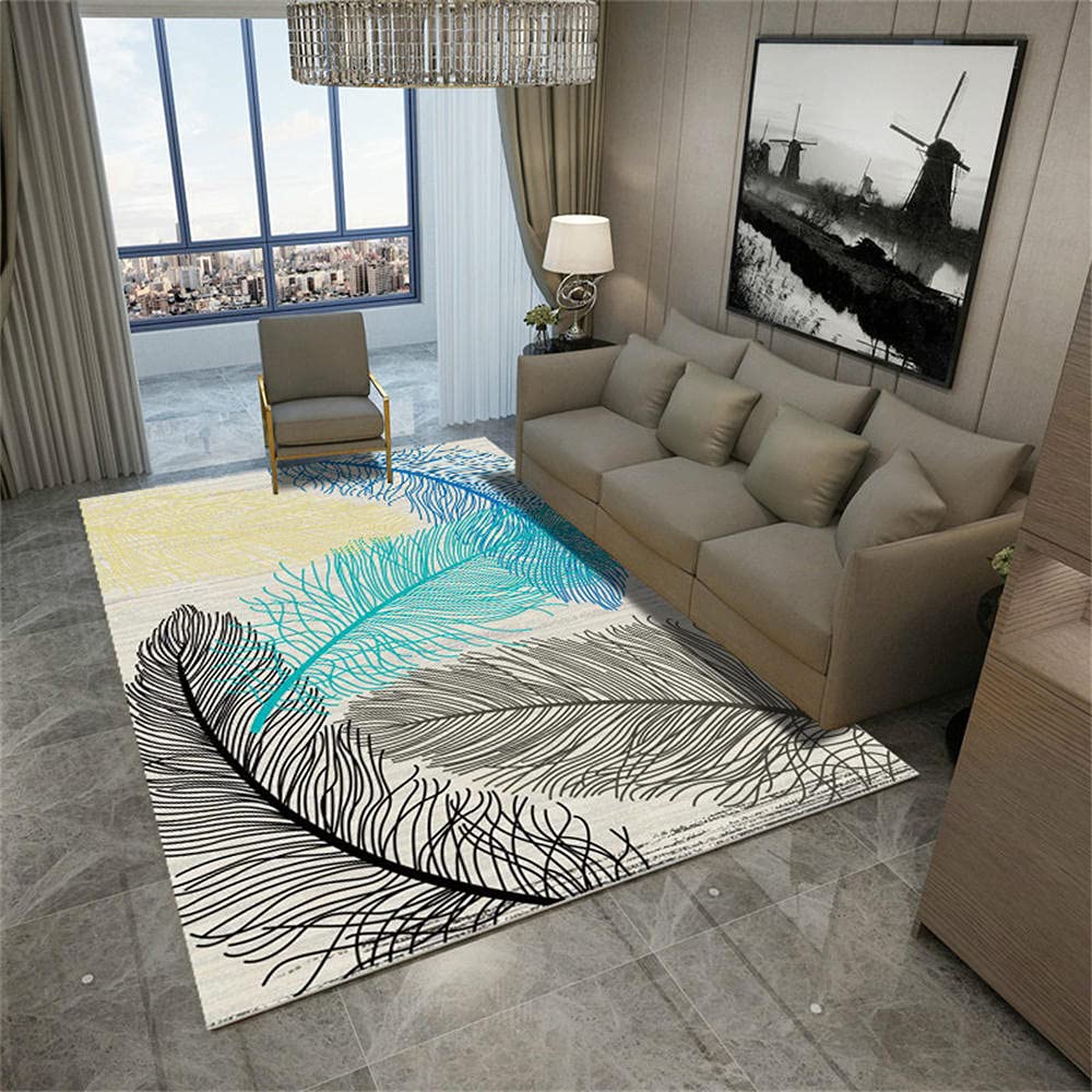 Tapis chambre ado garçon 200x300 moderne minimaliste abstrait graphique