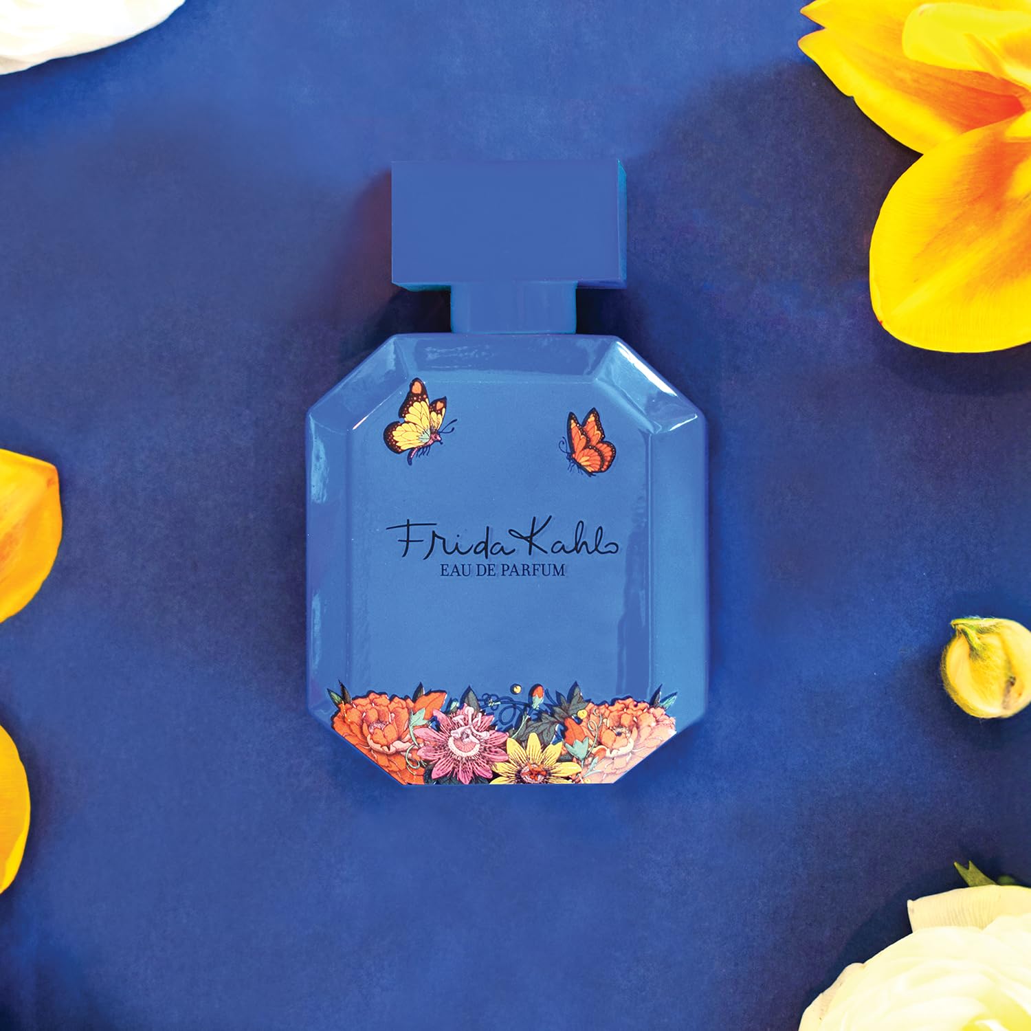 Frida Kahlo Blue Eau de Parfum for Women – Floral Gourmand Fragrance with Agave, Coconut, Jasmine, Orange Blossom, Mexican Vanilla & Amber Long-Lasting Perfume – 1.7 oz Lacquered Bottle Made in USA - Image 6