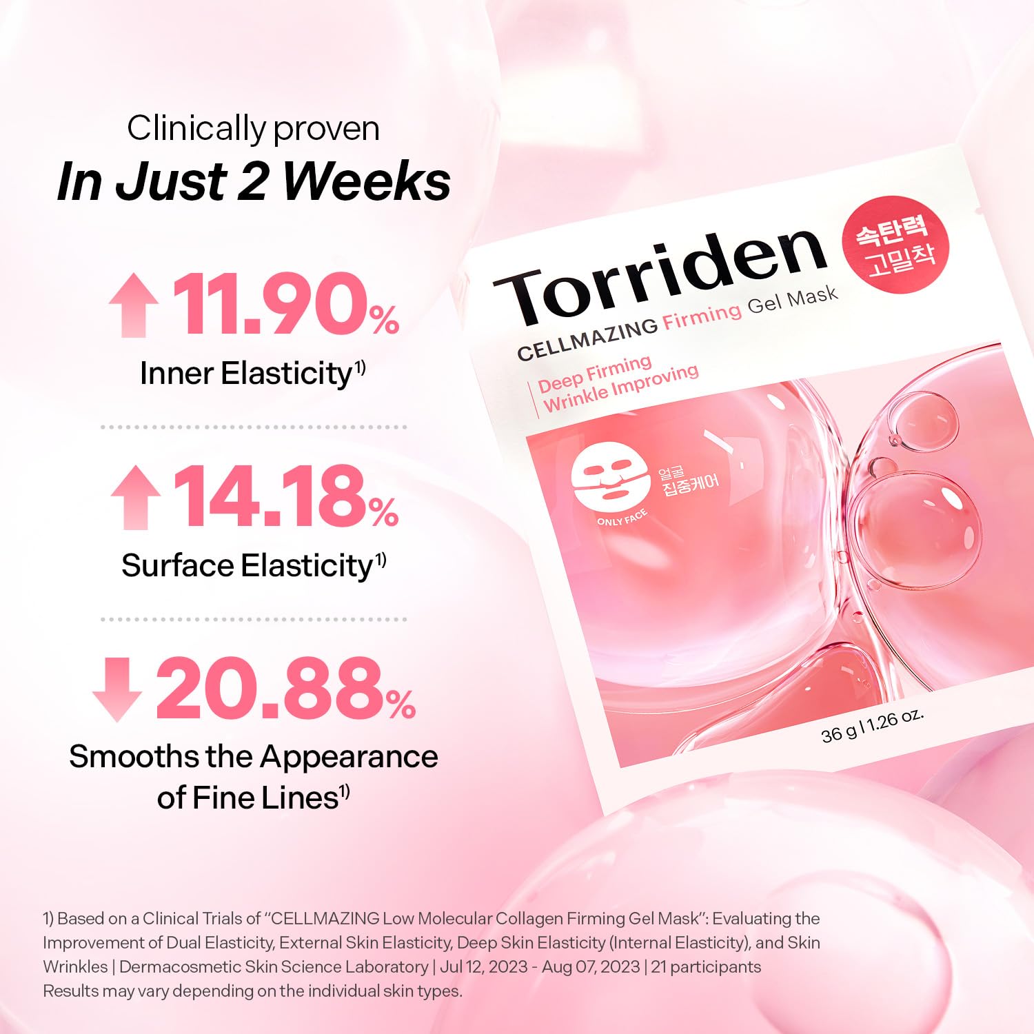 Torriden CELLMAZING Collagen Firming Gel Sheet Mask