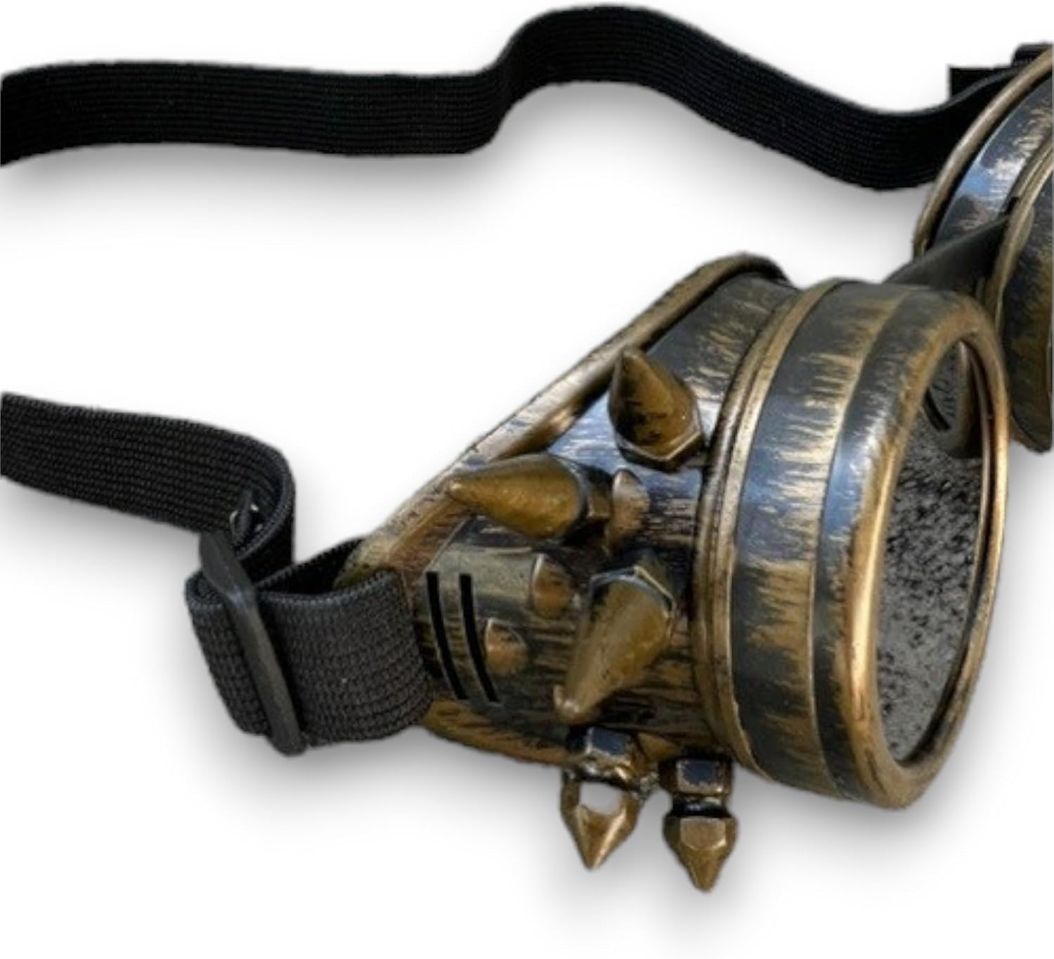 Steampunk Goggles, Vintage Style with Elastic Band | With and Without Spikes, Vintage Style
