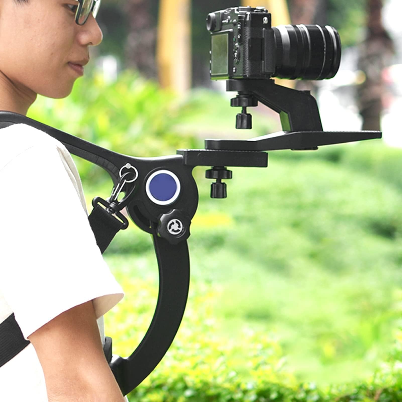 Kit d'équipement d'épaule pour Appareil Photo et caméscope, SR - 500 Noir Caméra d'extérieur avec Support d'appareil Photo Épaule pour Appareil Photo Épaule Support d'amortisseur