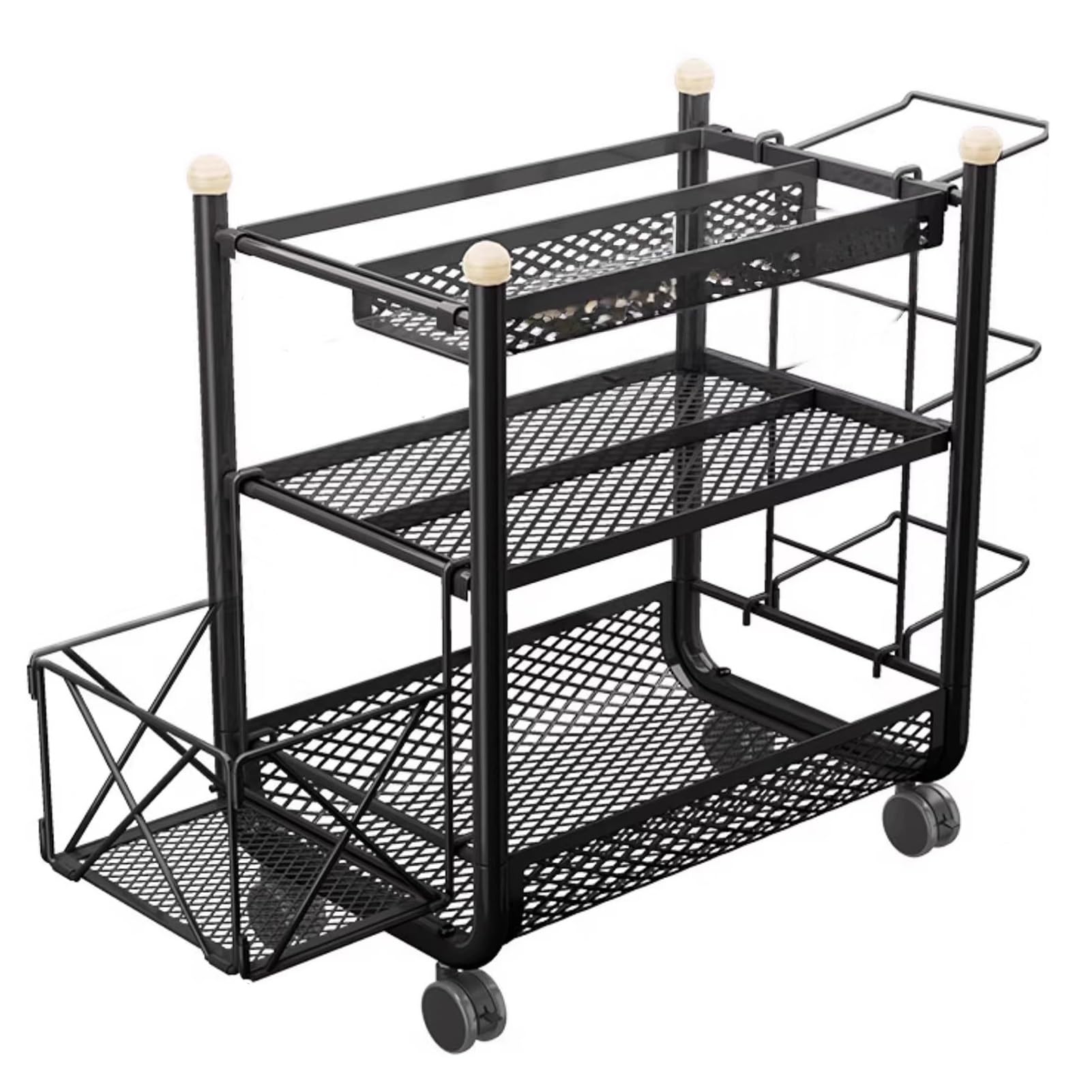 Porta Racchette Da Tennis Con Pulegge. Porta Racchetta Da Tennis Nero. Espositore For Racchetta Da Badminton In Acciaio Al Carbonio. For Campo Di Allenamento, Palestra, Scuola, Club, Palestra.