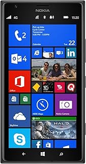Nokia Lumia 1520 16GB Unlocked GSM 4G LTE Quad-Core Windows Smartphone w/ 20MP Camera - Black (No Warranty)