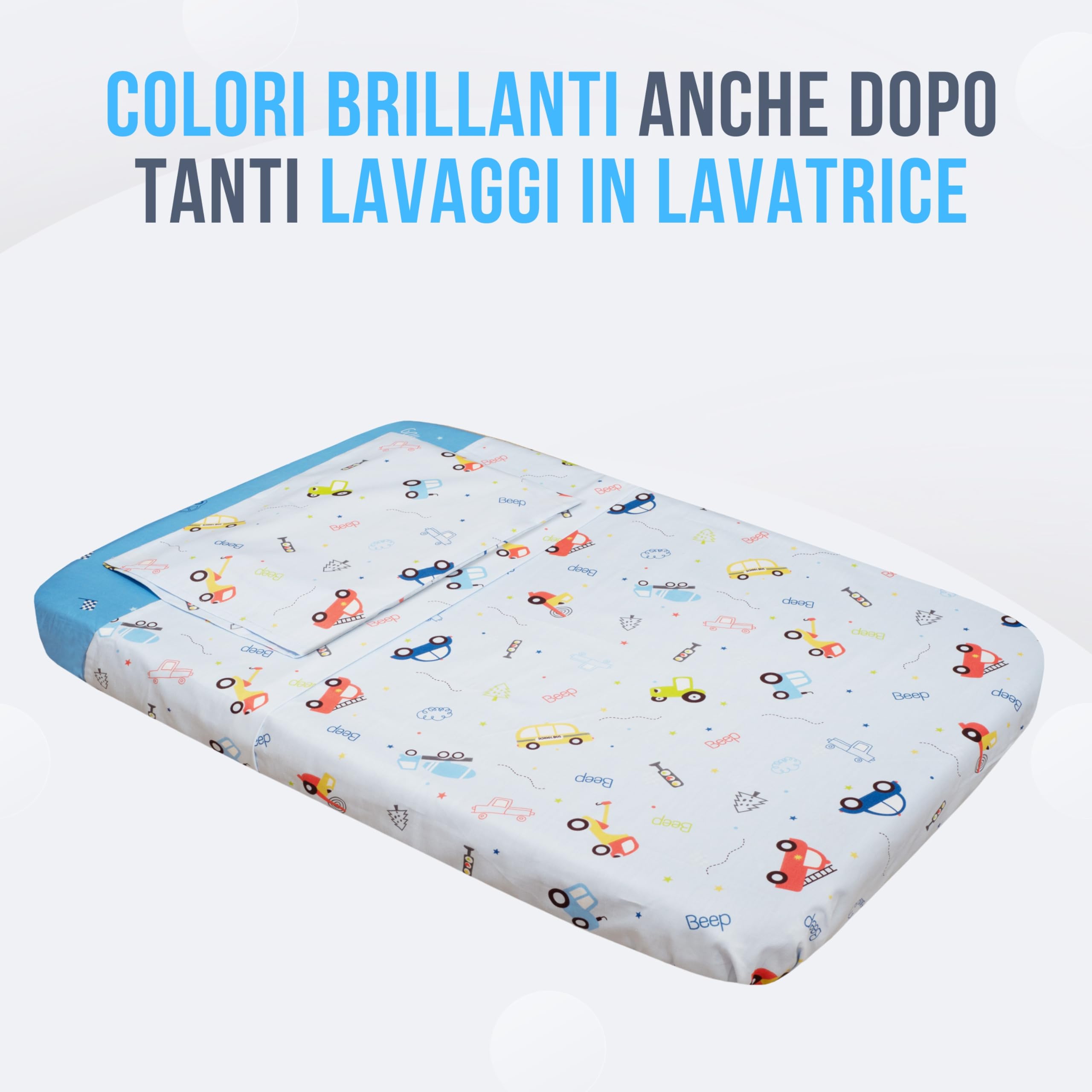 Goysila Set Lenzuola Next To Me Compatibile Chicco Next2Me Culle Materasso 83x50 100% Cotone Certificato Oeko-Tex 2 Lenzuolini con Angoli 1 Lenzuolo Sopra 1 Federa Lavabile Lavatrice Neonato