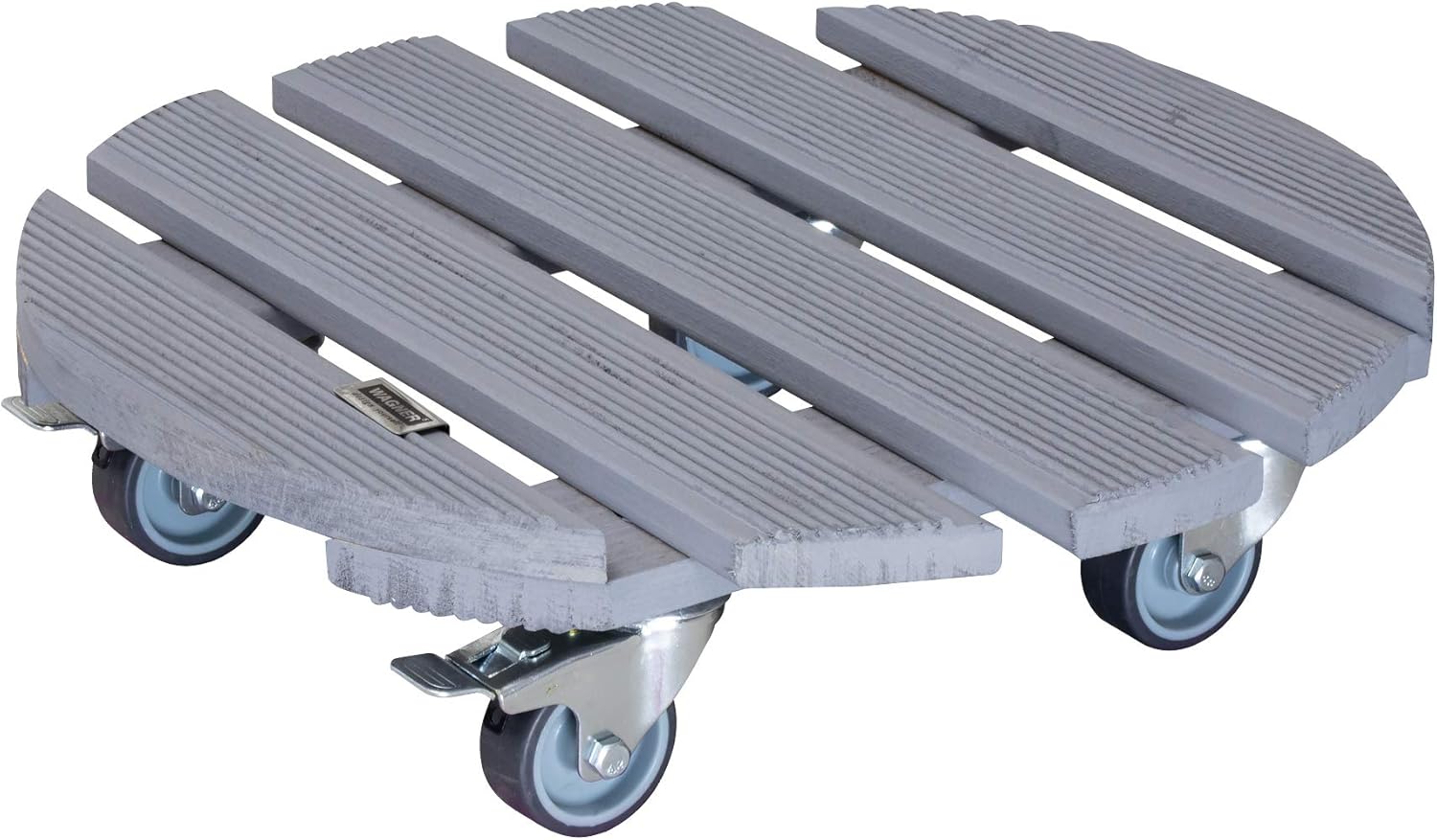 WAGNER Pflanzenroller SUN CITY BASIC 32 - 46 x 6 cm Nutzfläche, stufenlos ausziehbar I Pflanzenroller für Außenbereich Innenbereich I Kübelroller mit 2 Feststellern I Tragkraft 100 kg - 20082701