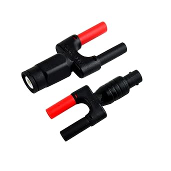 ZIBOO PM9087 Connector BNC Dual Banana Plug Male to Female BNC Adapter Male and Female connectors