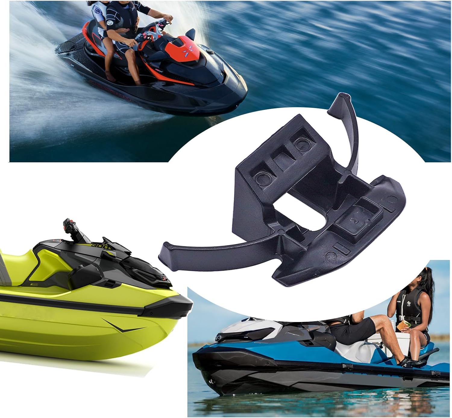 Glove Box Latch 264000133 Compatible with SeaDoo GTX300 GTX155 GTX230 RXT230 GTI130 GTX170 2 PCS