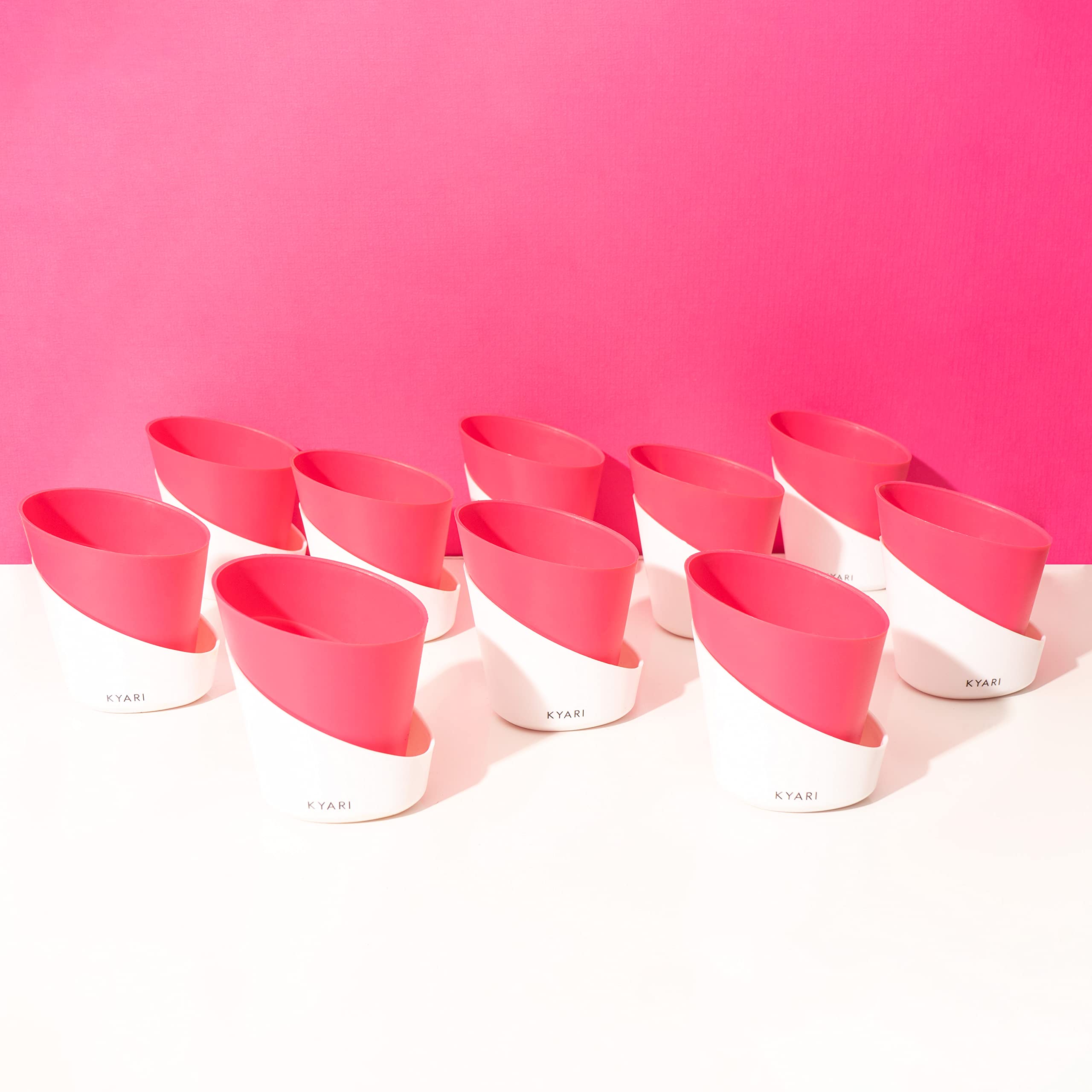 Magenta Self-Watering Pots - 8 Pack for Indoor Plants -28