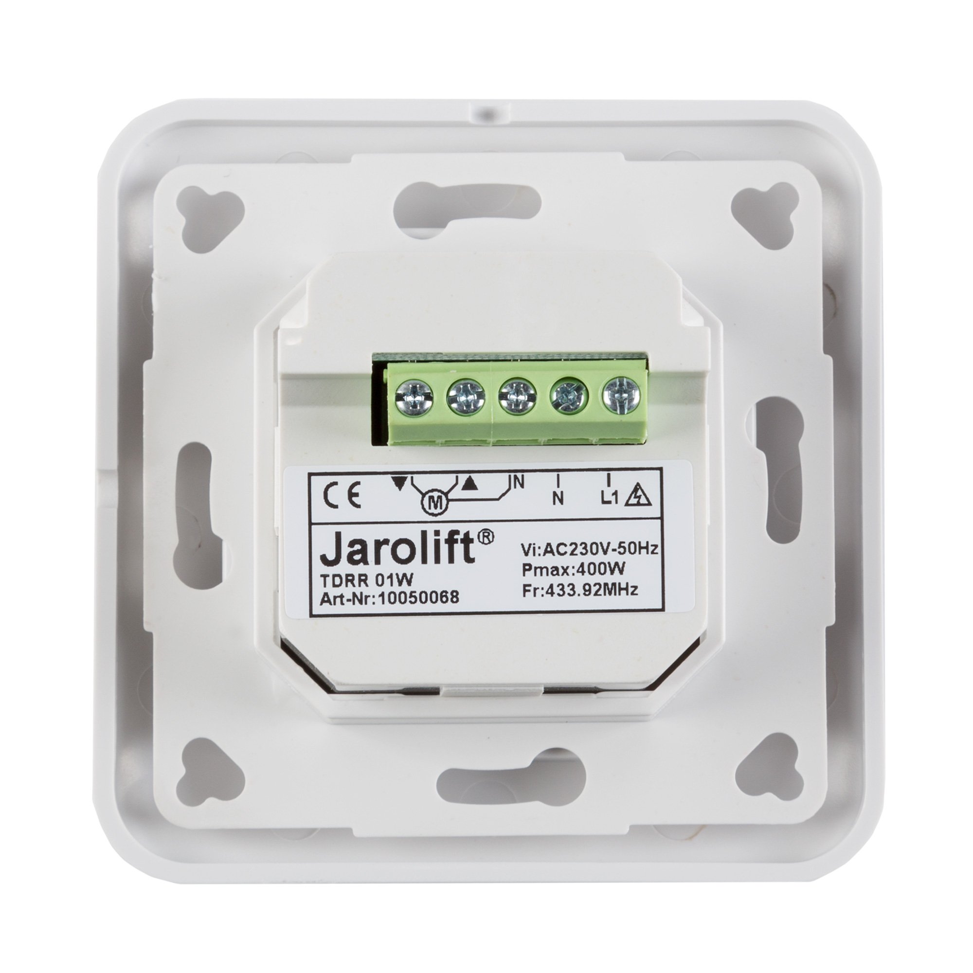 jarolift 1x Funkhandsender Timer 4-Kanal TDRCT 04 Funkfernbedienung inkl. 1 x Funkempfänger Einfachtaster Wandtaster TDRR 01W