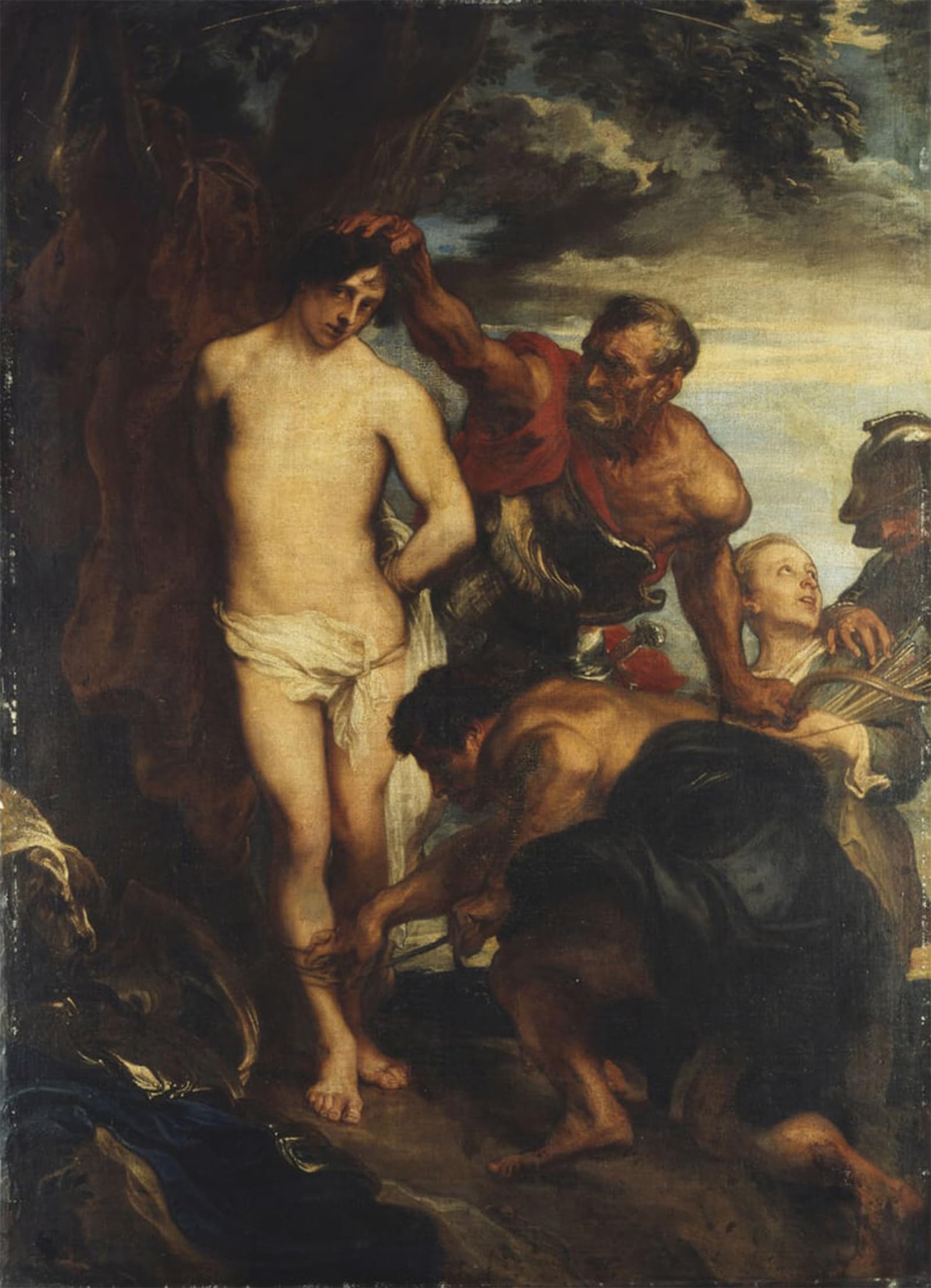 POSTERIIk Vintage Art Print Images Pictures Print Saintprepared for Martydom by Van Dyck Modern Colour Posters for Office Home Decor 60x90cm