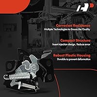 Vista 3 de A-Premium Bloqueo de pestillo de capó compatible con Honda Accord 2003-2007, conjunto de pestillo del capó del motor de bloqueo del capó del motor