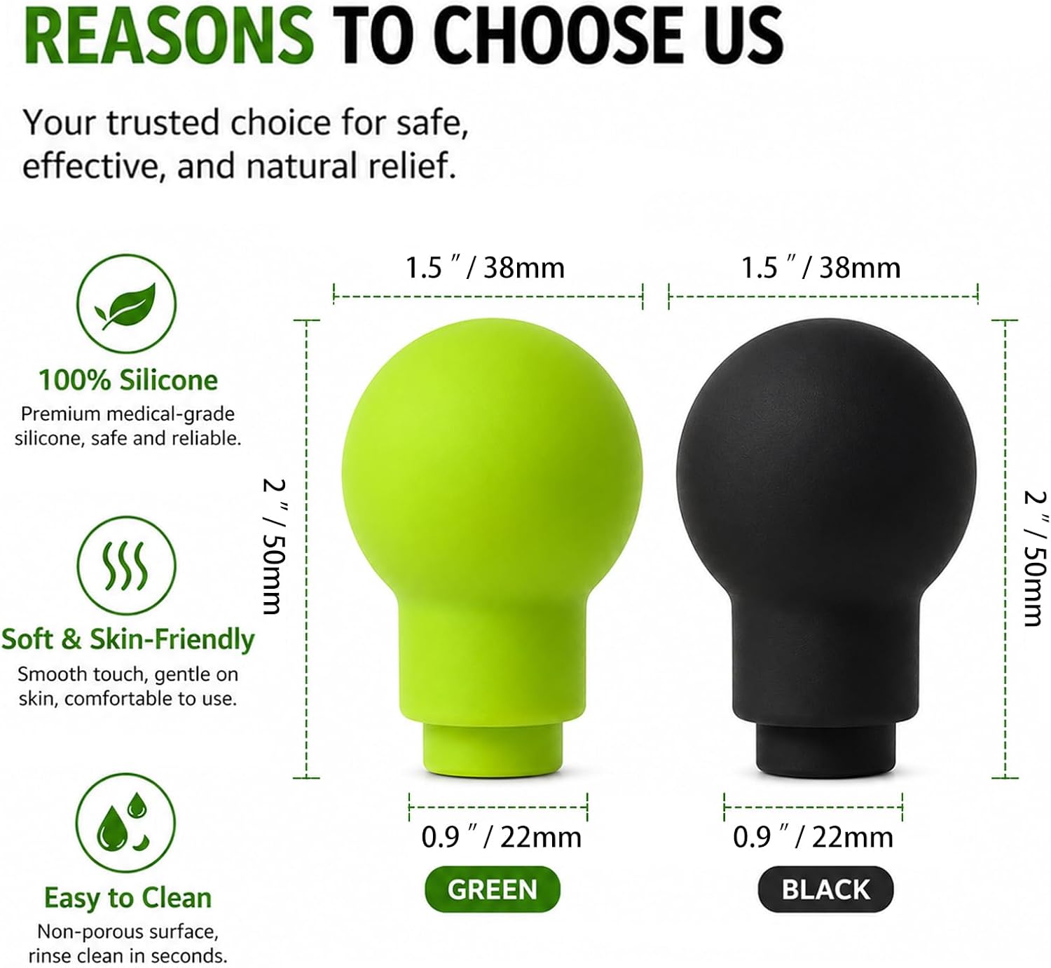 Bug Bite Suction Tool - Alleviate Mosquito Bites,It Can Be Used By People of Any Age Group,2pcs Set in Green and Black