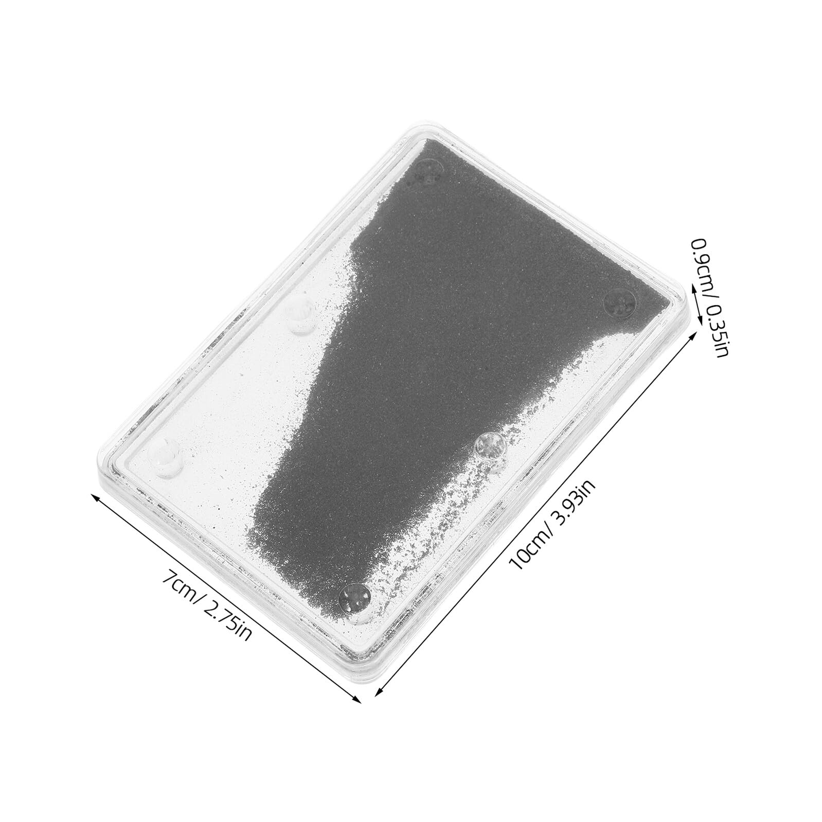 10 Stück Magnetische Eisenspäne in Kunststoffbox mit Lehranleitung Leichtes Lehrmittel für Elektromagnetismus im Klassenzimmer und Labor