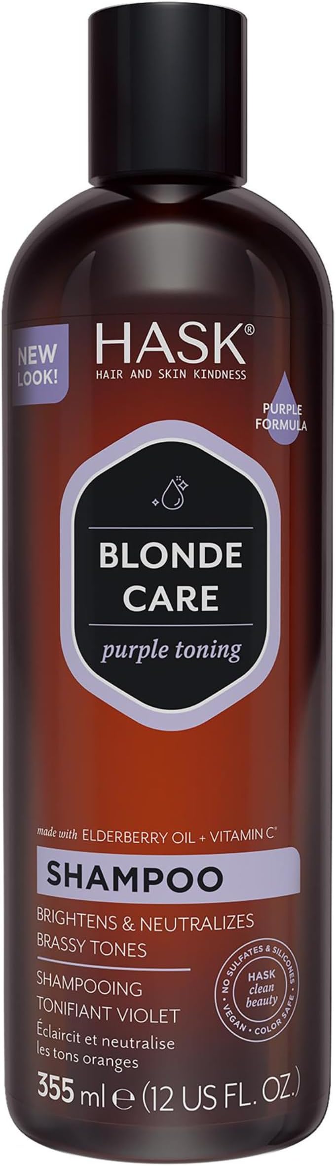 – Blonde Care Purple Toning Shampoo, for all shades of blonde, colour safe - 1 355mL Bottle