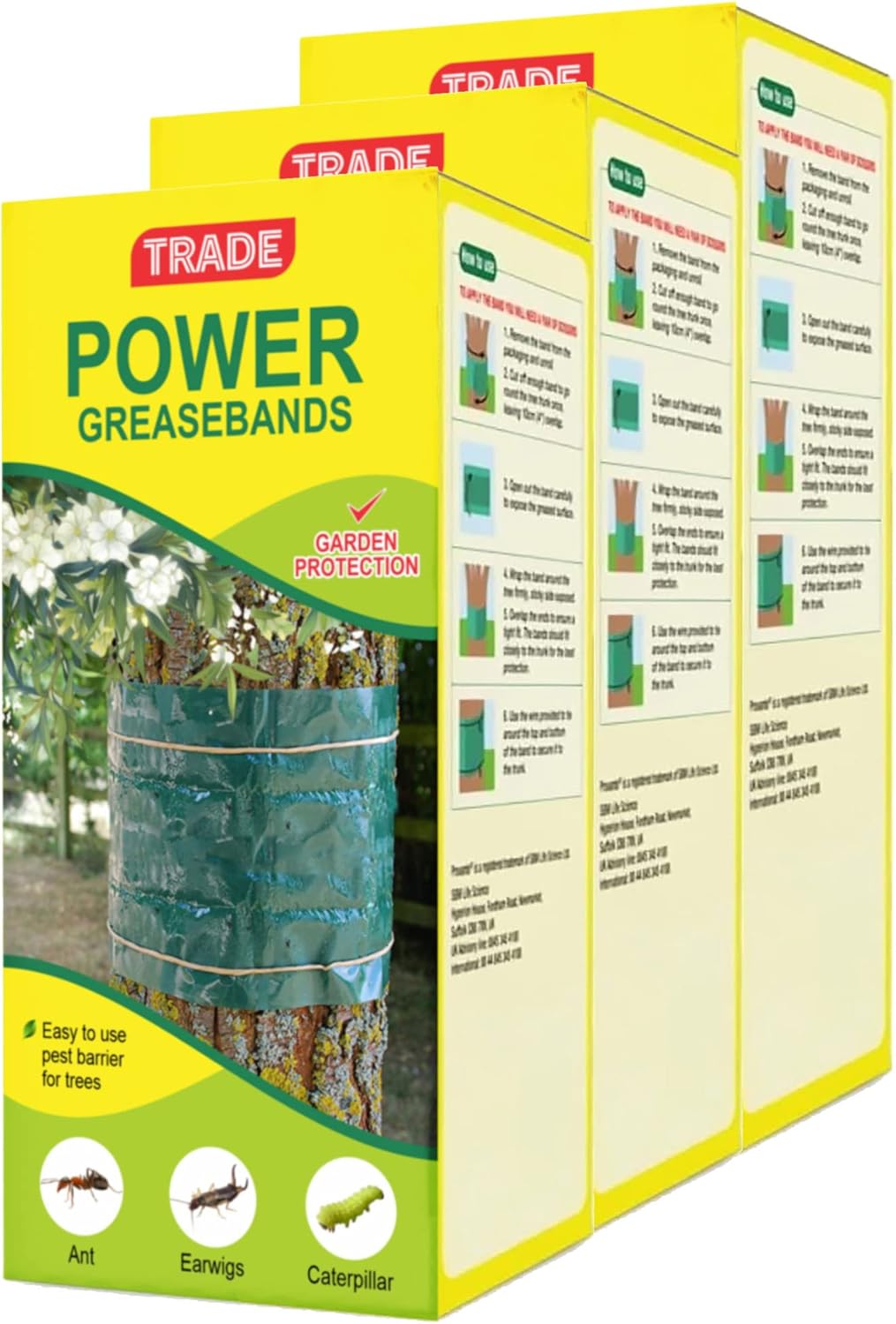Trade Power Grease Bands 5 M PesticideFree Insect Repellent for