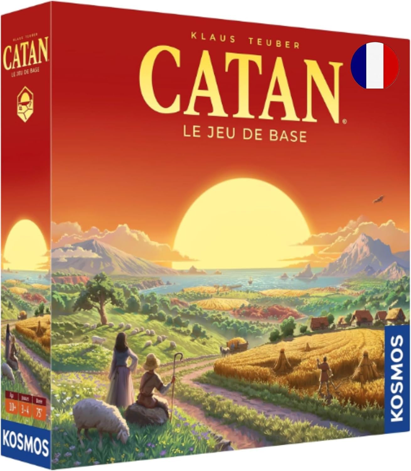 Asmodee - Catan - Kosmos - Jeu de Plateau stratégique - Jeu de Société | Famille/initié - Dès 10 Ans - 3 à 4 Joueurs - 60 à 120 Min - Version Française